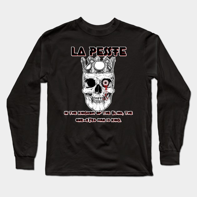 Skull King Long Sleeve T-Shirt by Dark_Space